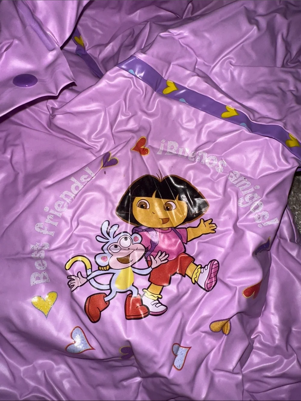Nickelodeon Purple Dora the Explorer Kids Raincoat